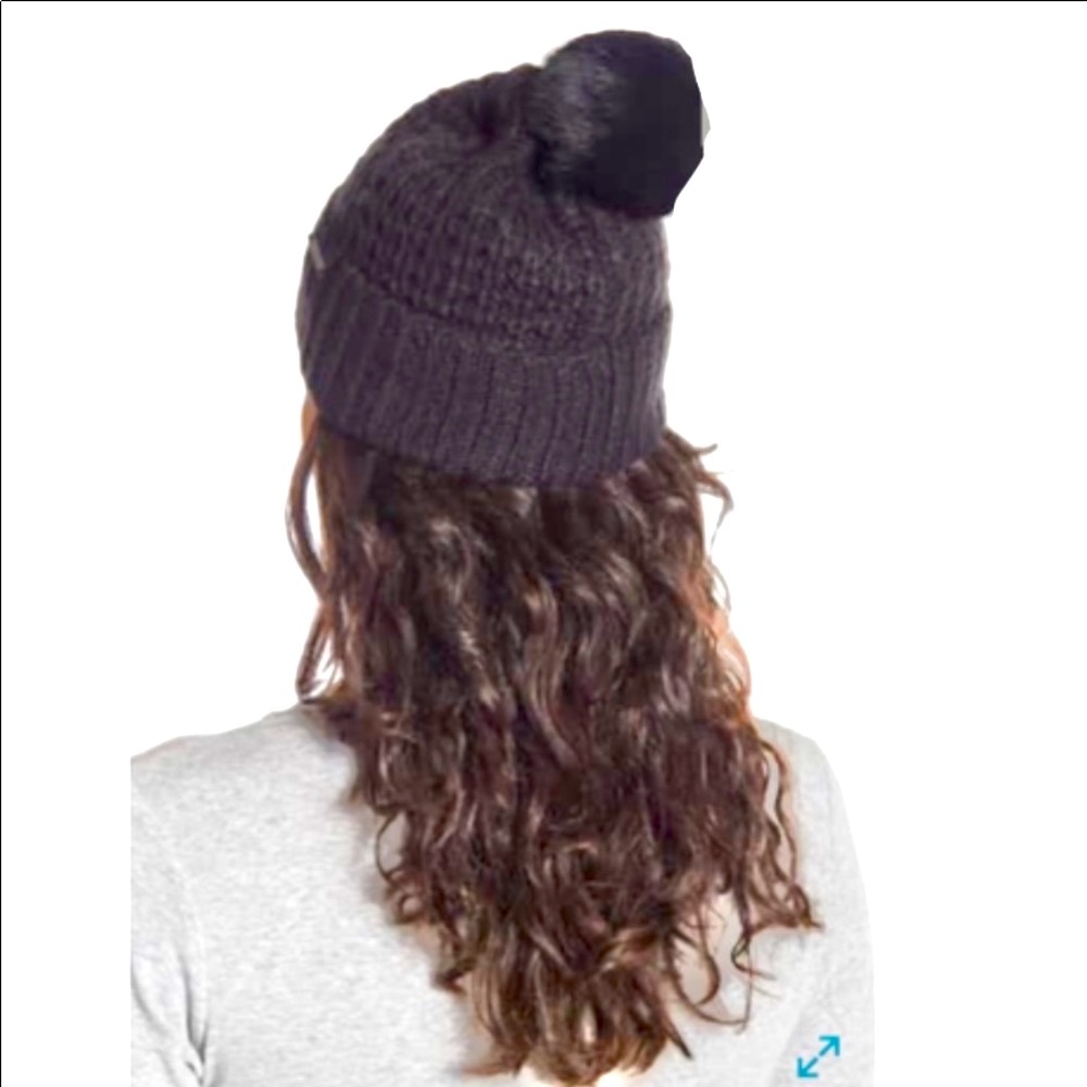🆕Authentic Michael Kors Black Pom Beanie BNWT